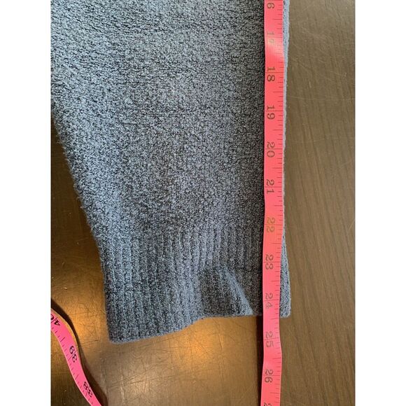 J Jill Pure Jill Sweater Women One Size Teal Mock Neck Lagenlook Oversized Hygge - Picture 11 of 12